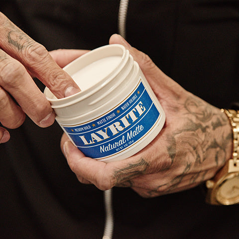 Layrite Natural Matte Cream – SHED Barber and Supply