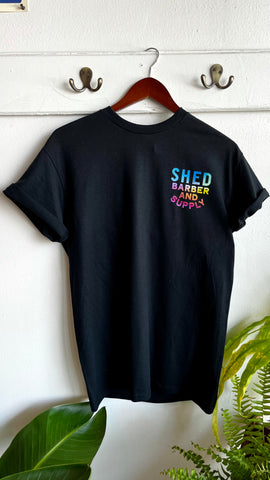 PRIDE - SHED Neighborhood Barber T-Shirt