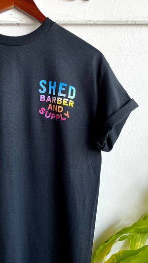 PRIDE - SHED Neighborhood Barber T-Shirt