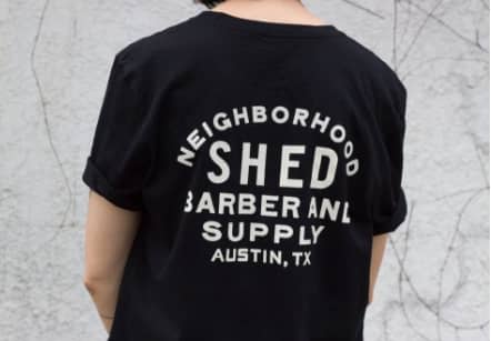 CLASSIC - SHED Neighborhood Barber T-Shirt